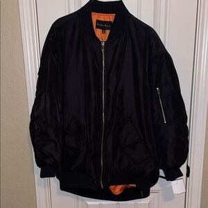Black Bomber Jacket